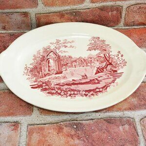 Taylor Smith and Taylor Platter English Abbey Vintage Decorative Plate